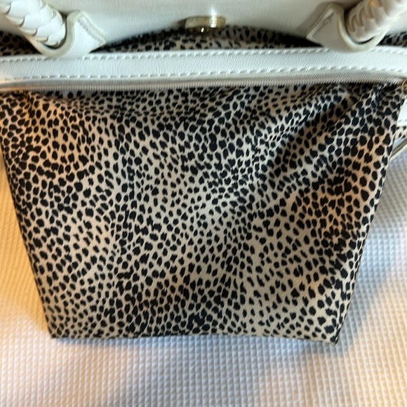 Sole Society White and Rattan Large Handbag - Picture 10 of 16